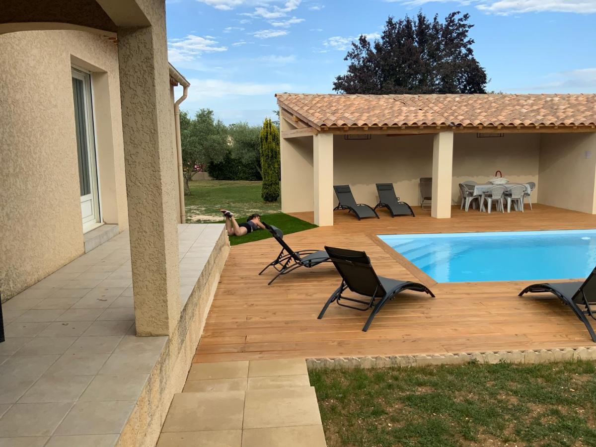 Gite Les Oliviers 10 Pers Piscine Au Calme 4 Etoiles Saint-Laurent-la-Vernede Екстер'єр фото